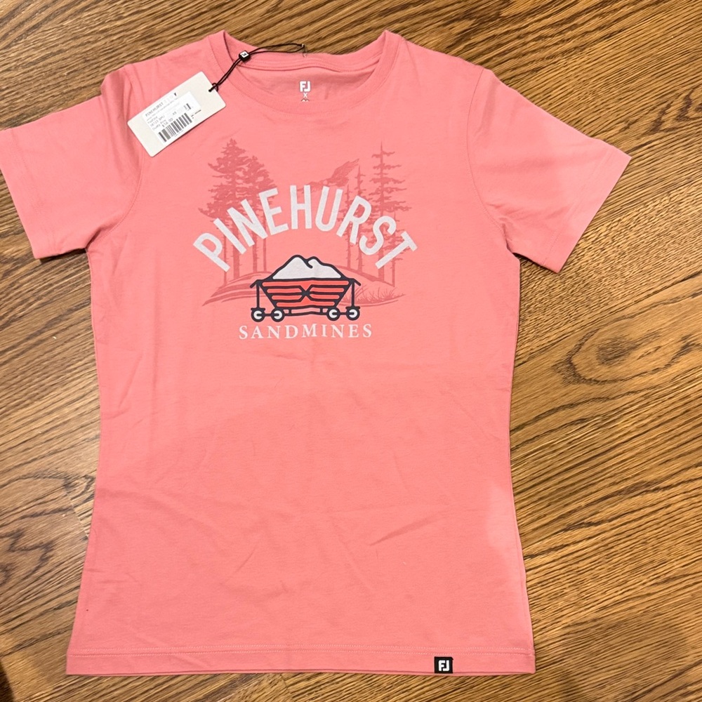 FootJoy Pinehurst Sandmines Women’s Coral Graphic Tee